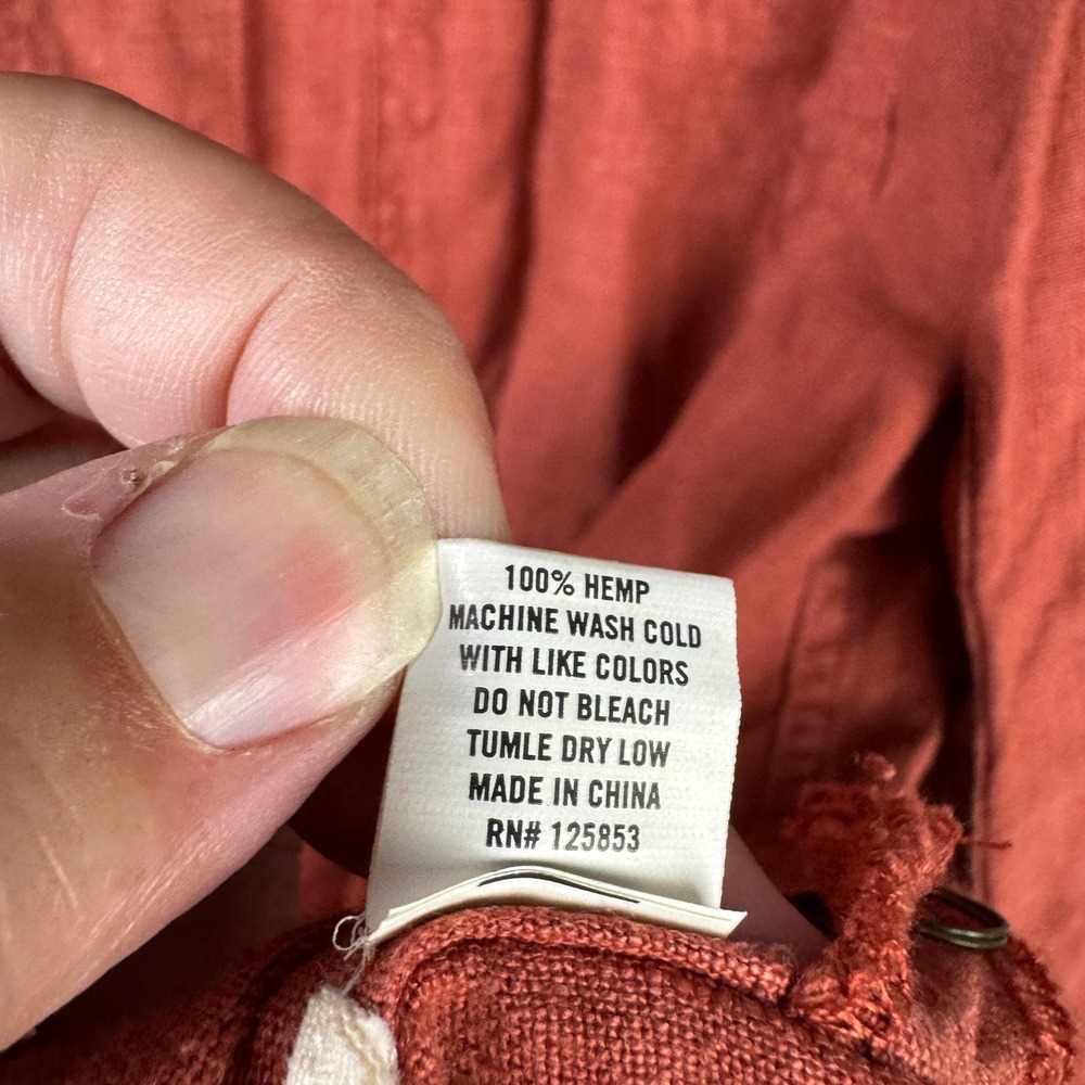 Taylor Stitch The Ojai Jacket in Rust 100% Hemp Chore Coat Mens 42 Large - Picture 6 of 8